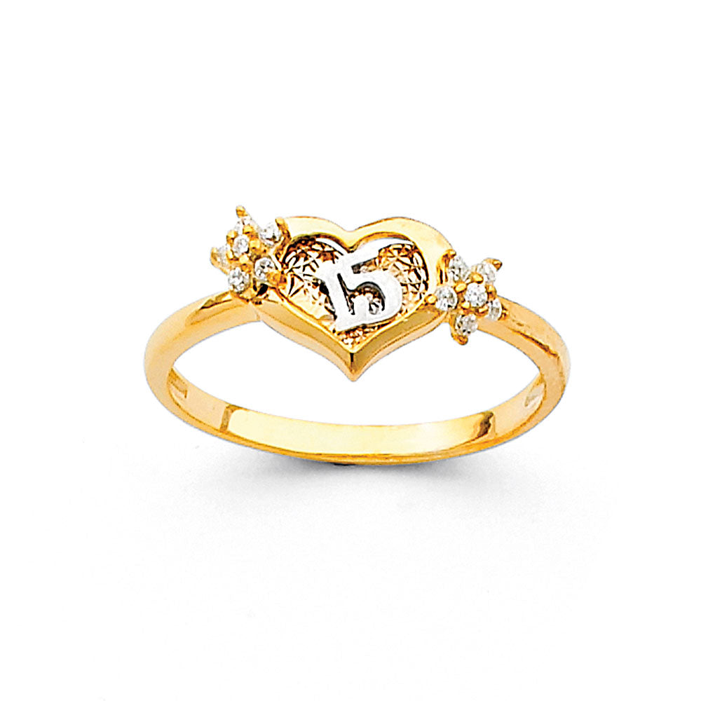 14K Yellow Gold Half Set - RG678