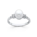 14K Yellow Gold Fancy CZ & Mother's Ring - RG693