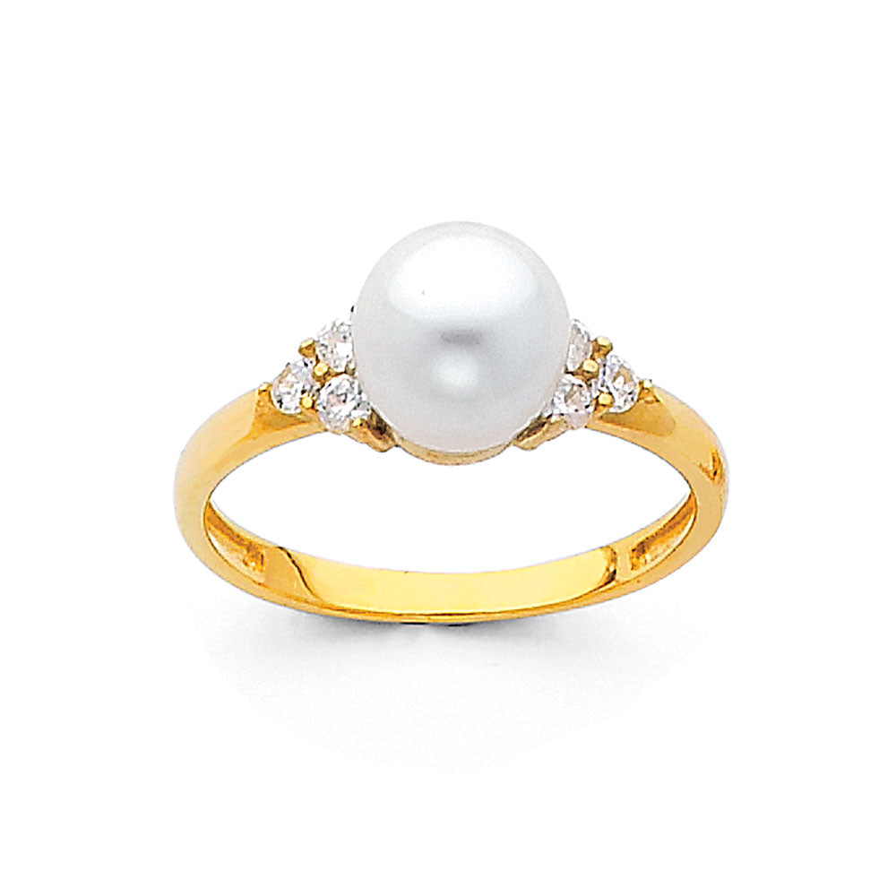 14K Yellow Gold Half Set - RG697