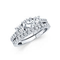 14K Yellow Gold CZ Bridal Set - RG760 - Image 761