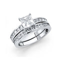 14K Yellow Gold CZ Engagement Ring - RG780 - Image 781