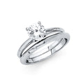 14K Yellow Gold CZ Engagement Ring - RG871 - Image 1108