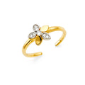 14K Yellow Gold Toe Ring - RG891