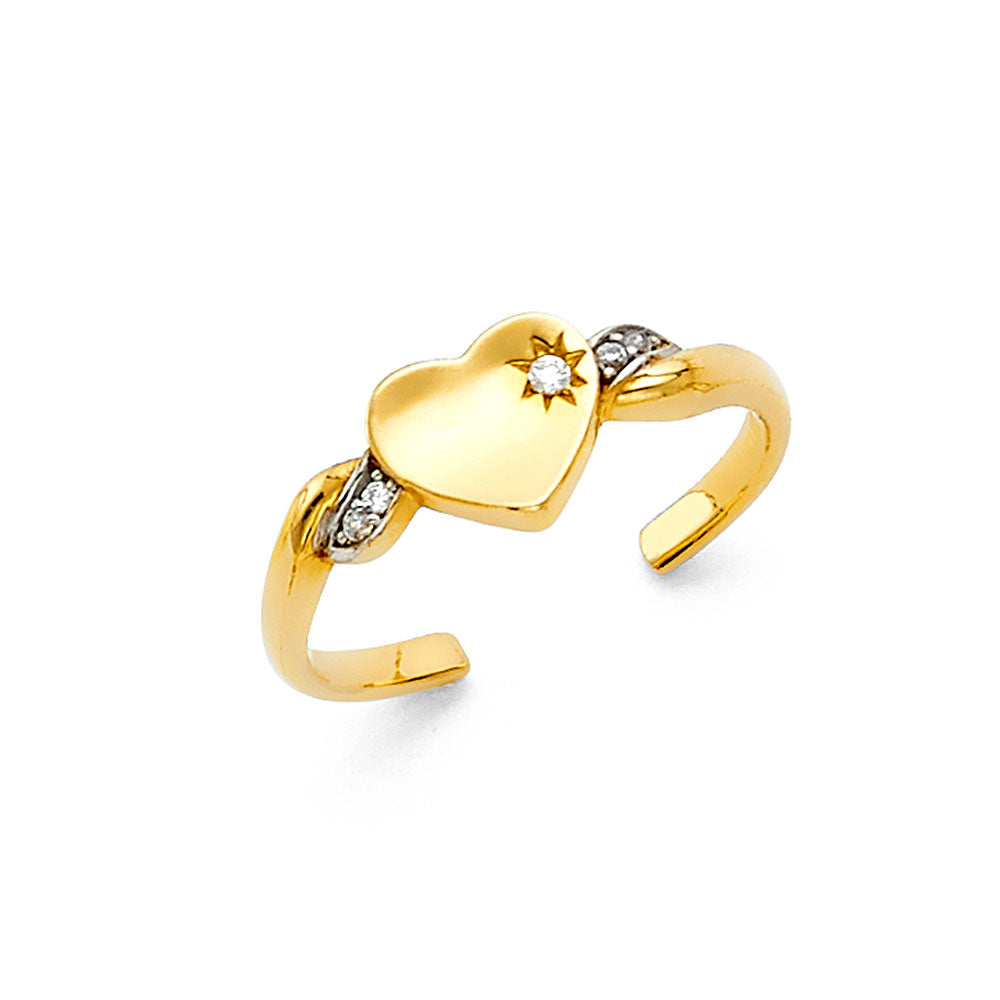14K Yellow Gold Toe Ring - RG892