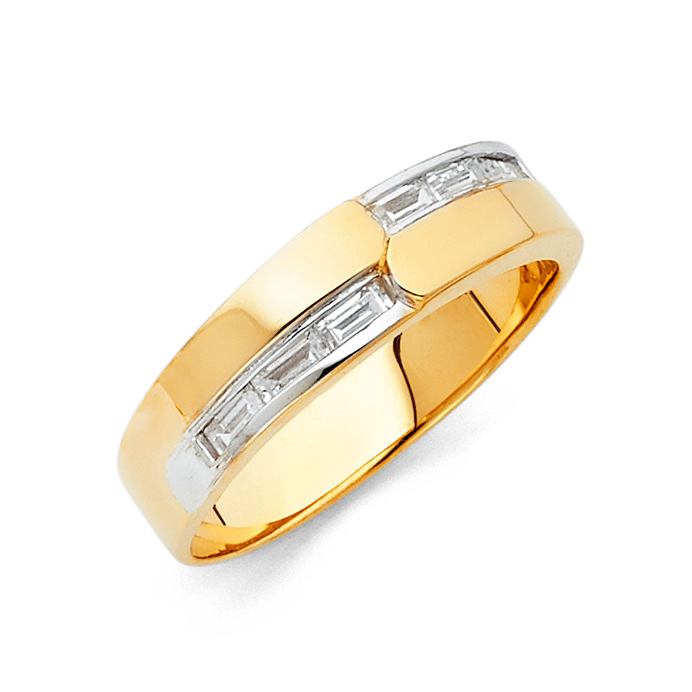 14K Yellow Gold CZ Trio Set - RG927
