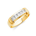 14K Yellow Gold CZ Trio Set - RG930