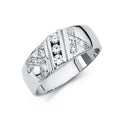 14K Yellow Gold CZ Trio Set - RG978