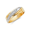 14K Yellow Gold CZ Trio Set - RG1011