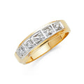 14K Yellow Gold CZ Trio Set - RG1029