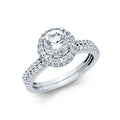 14K Yellow Gold CZ Bridal Set - RG1124 - Image 1125