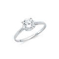 14K Yellow Gold CZ Engagement Ring - RG1157