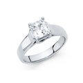 14K Yellow Gold CZ Engagement Ring - RG1165