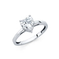 14K Yellow Gold CZ Engagement Ring - RG1171