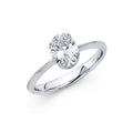 14K Yellow Gold CZ Engagement Ring - RG1179