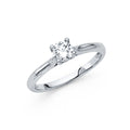 14K Yellow Gold CZ Engagement Ring - RG1191