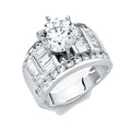 14K Yellow Gold CZ Engagement Ring - RG1199