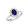 14K Yellow Gold CZ Engagement Ring - RG1266