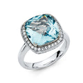 14K Yellow Gold CZ Engagement Ring - RG1320