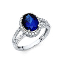 14K Yellow Gold CZ Engagement Ring - RG1322