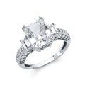 14K Yellow Gold CZ Engagement Ring - RG1333