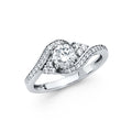 14K Yellow Gold Fancy CZ & Mother's Ring - RG1362