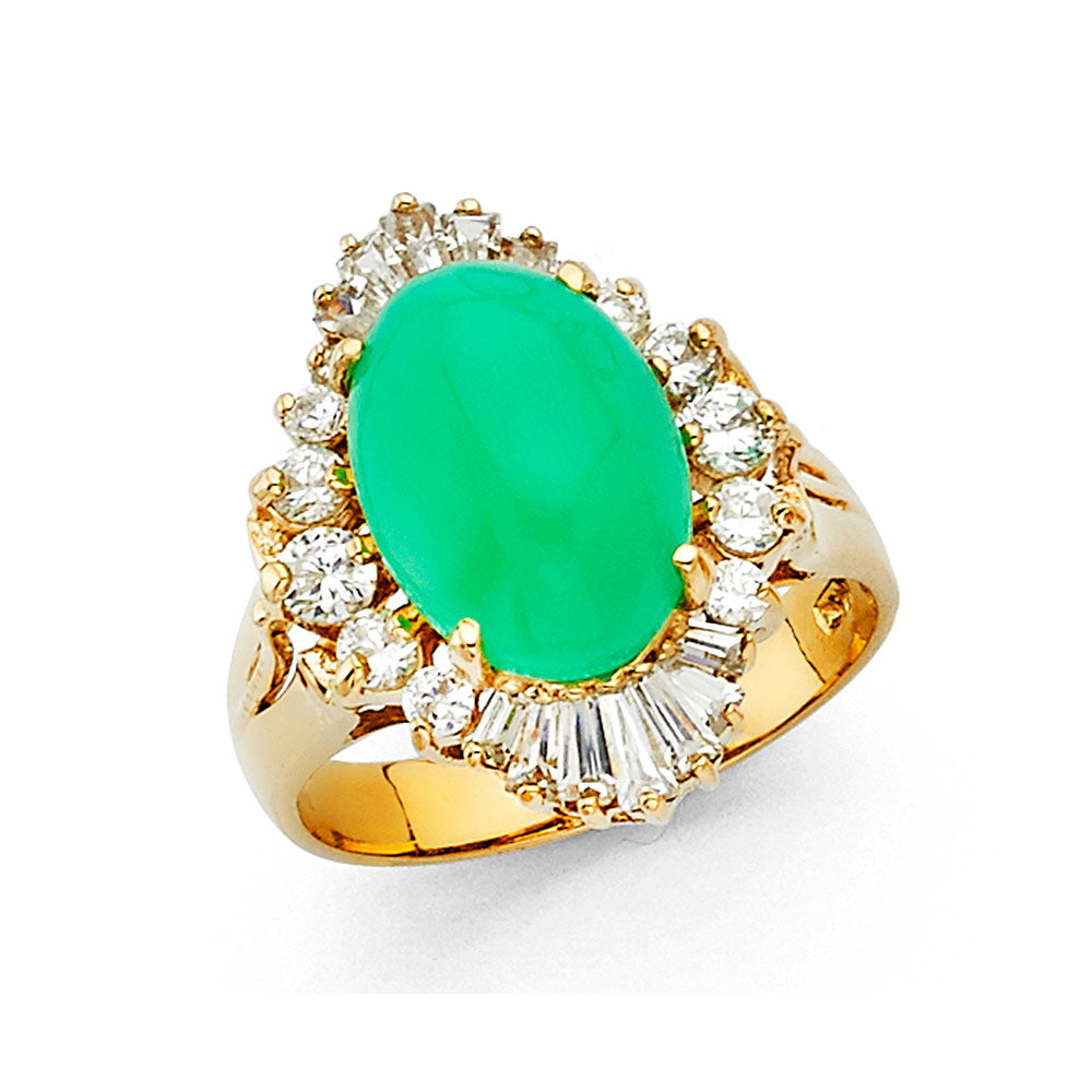 14K Yellow Gold Half Set - RG1365