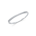 14K Yellow Gold CZ Wedding & Eternity Band - RG1391
