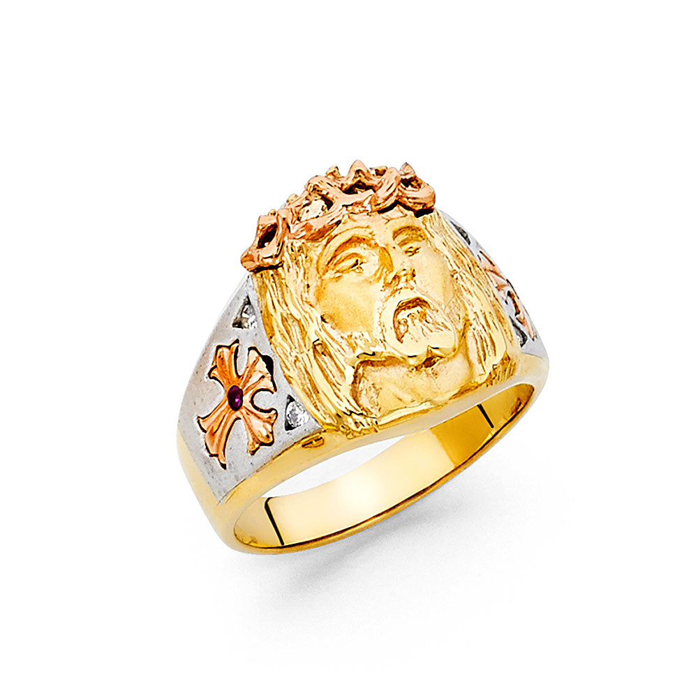 14K Yellow Gold Men's, Signet & Nugget Ring - RG1399