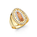 14K Yellow Gold Men's, Signet & Nugget Ring - RG1402