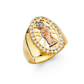 14K Yellow Gold Men's, Signet & Nugget Ring - RG1404