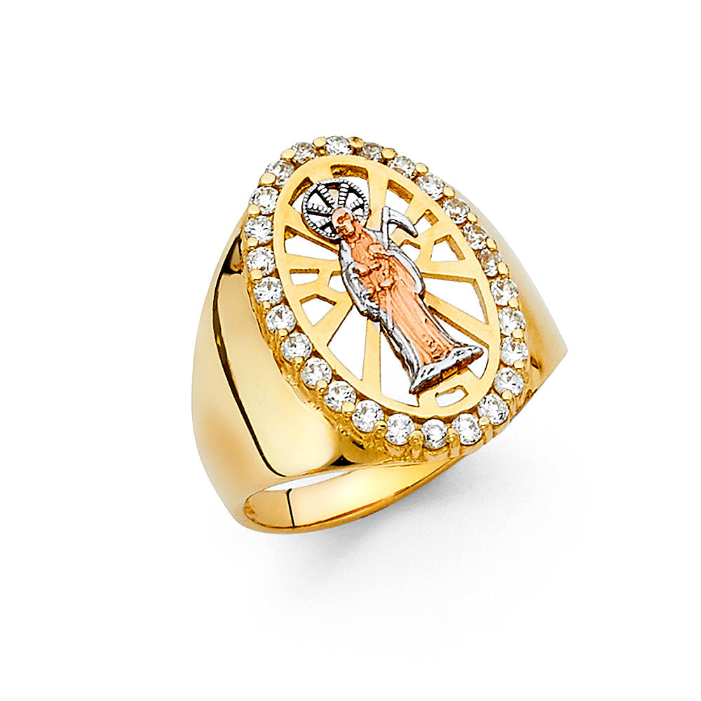 14K Yellow Gold Men's, Signet & Nugget Ring - RG1404