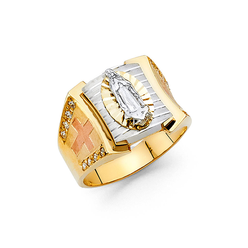 14K Yellow Gold Men's, Signet & Nugget Ring - RG1407