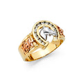 14K Yellow Gold Men's, Signet & Nugget Ring - RG1415