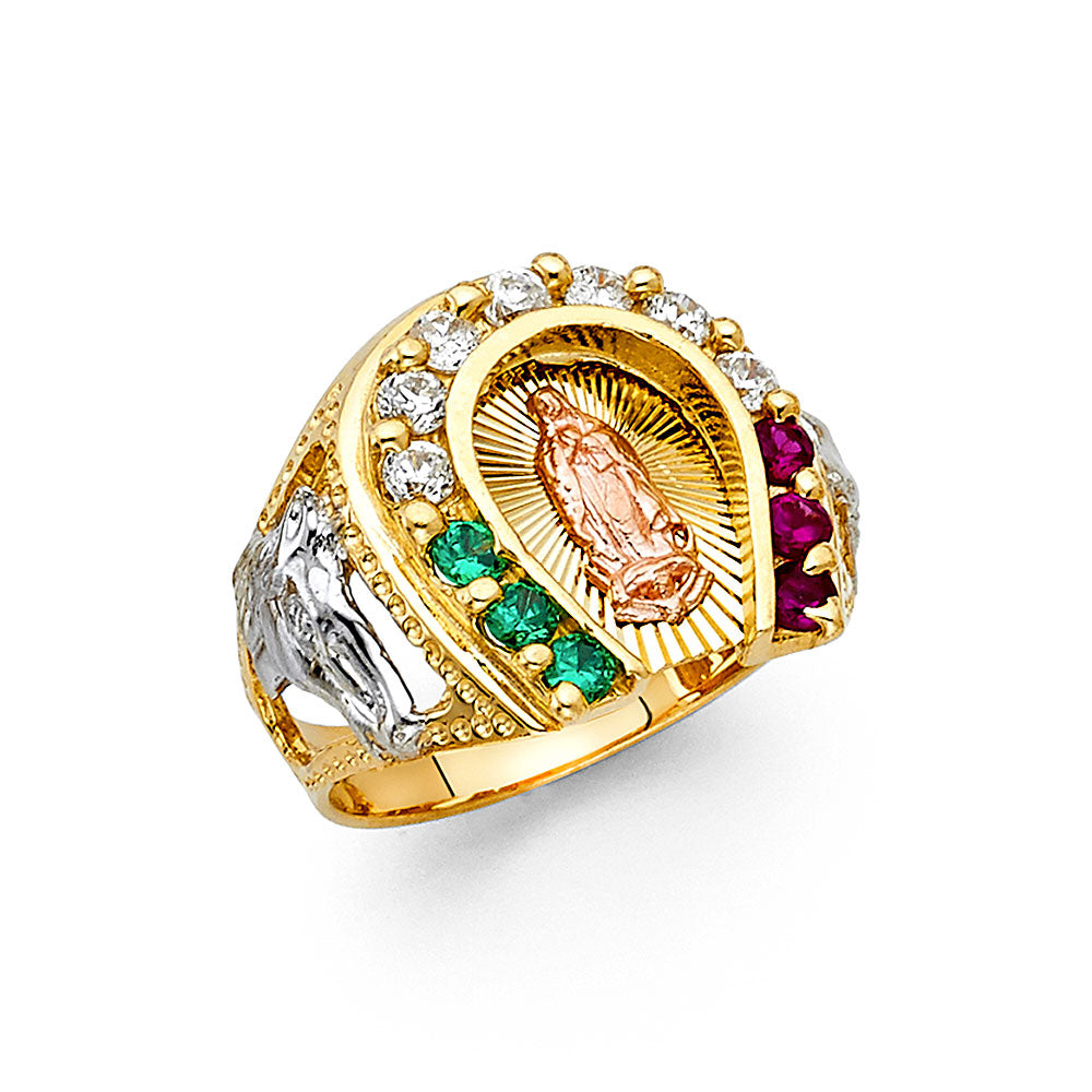 14K Yellow Gold Men's, Signet & Nugget Ring - RG1418