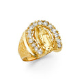14K Yellow Gold Men's, Signet & Nugget Ring - RG1419