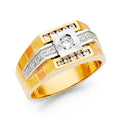 14K Yellow Gold Men's, Signet & Nugget Ring - RG1434