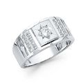 14K Yellow Gold Men's, Signet & Nugget Ring - RG1451