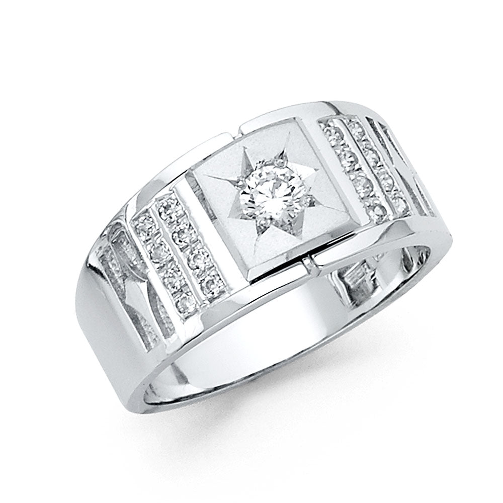 14K Yellow Gold Men's, Signet & Nugget Ring - RG1451