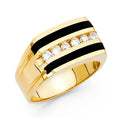 14K Yellow Gold Men's, Signet & Nugget Ring - RG1488