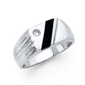 14K Yellow Gold Men's, Signet & Nugget Ring - RG1509