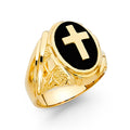14K Yellow Gold Men's, Signet & Nugget Ring - RG1518