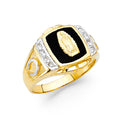 14K Yellow Gold Men's, Signet & Nugget Ring - RG1526
