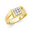 14K Yellow Gold Men's, Signet & Nugget Ring - RG1559