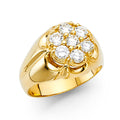 14K Yellow Gold Men's, Signet & Nugget Ring - RG1566