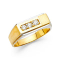 14K Yellow Gold Men's, Signet & Nugget Ring - RG1574