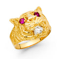 14K Yellow Gold Men's, Signet & Nugget Ring - RG1579