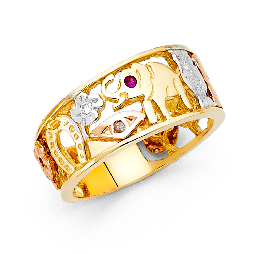 14K Yellow Gold Men's, Signet & Nugget Ring - RG1588
