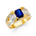 14K Yellow Gold Men's, Signet & Nugget Ring - RG1596