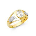 14K Yellow Gold Men's, Signet & Nugget Ring - RG1622
