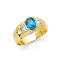 14K Yellow Gold Men's, Signet & Nugget Ring - RG1633